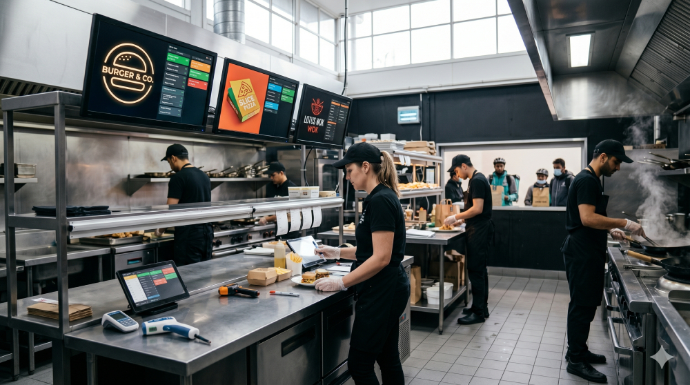 Software de gestión para dark kitchens